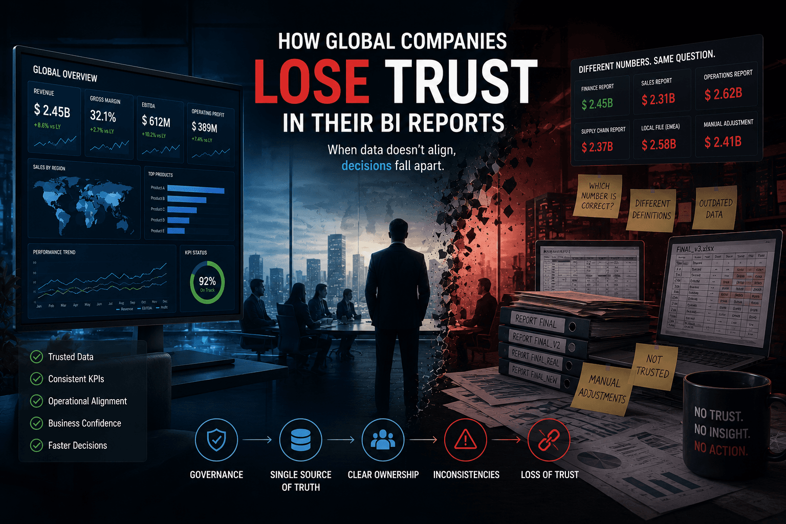How Global Companies Lose Trust In Their BI Reports