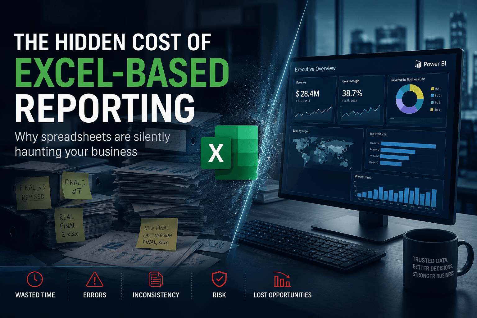 The Hidden Cost of Excel-Based Reporting in Enterprise Teams